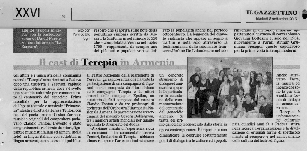 articolo armenia